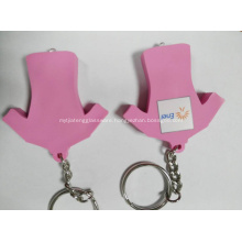 Led key chain /pvc key chain with led